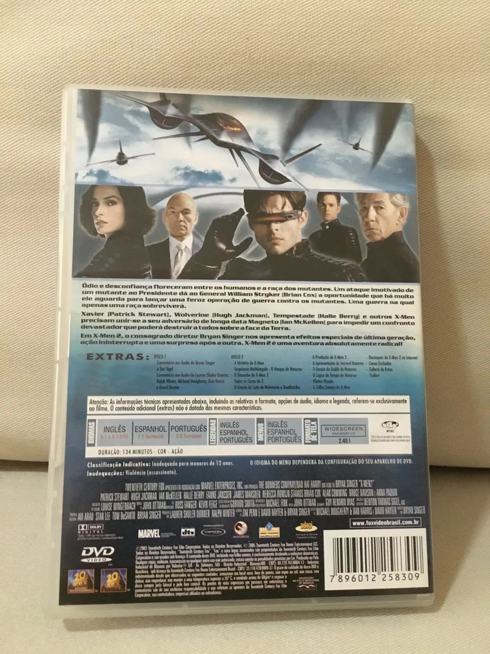 X Men -2 DVD - Jogos de Vídeo Game - Laranjeiras, Rio de Janeiro