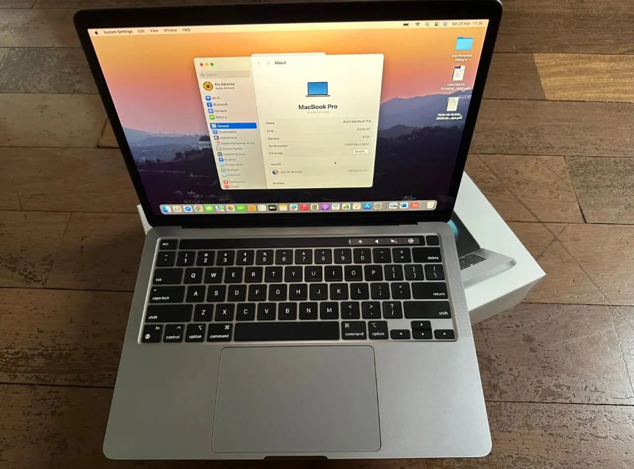 Vendo MacBook Pro 13 2020 i5 16GB 512SSD