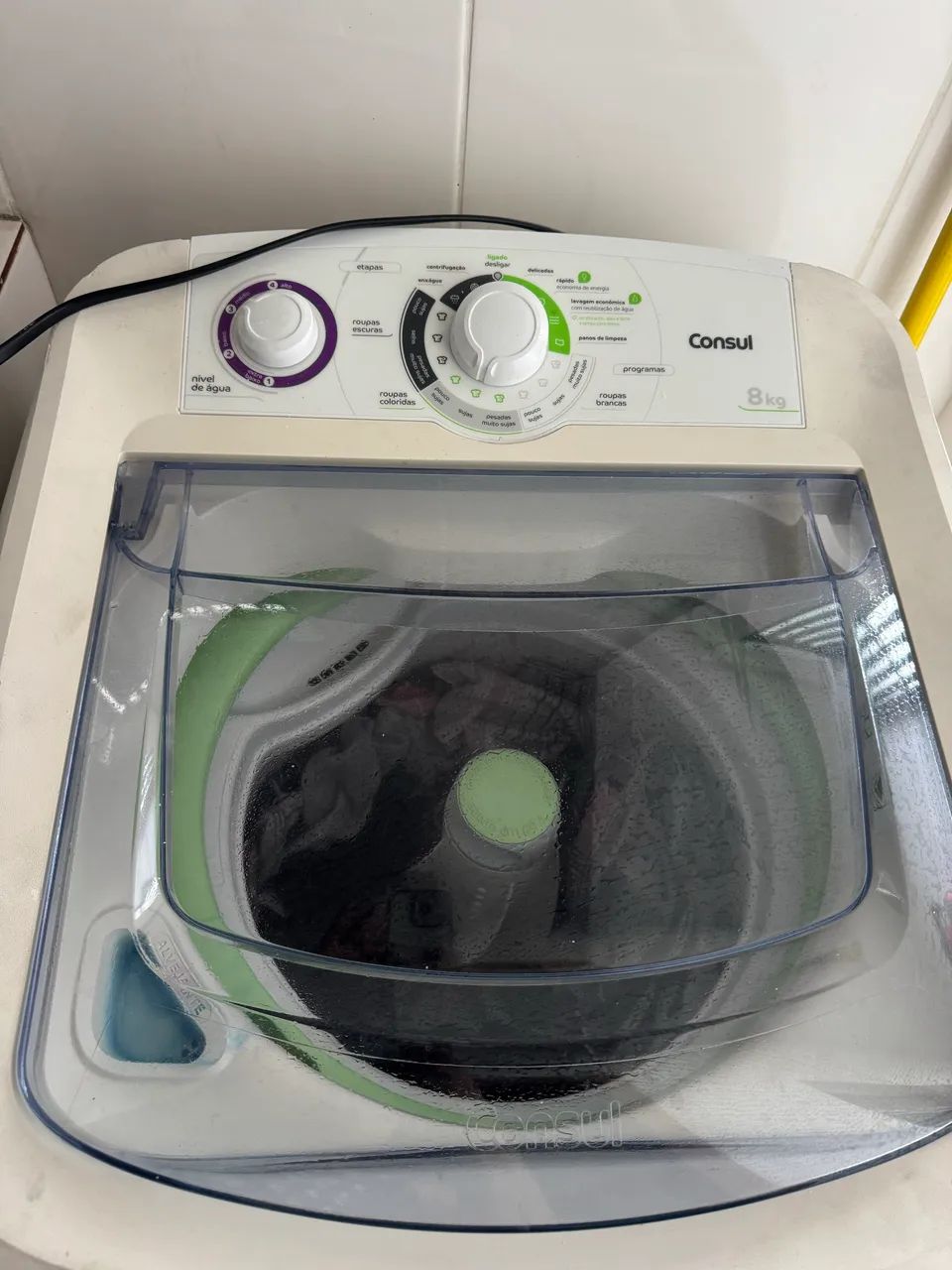 Máquina de lavar cônsul 8 k