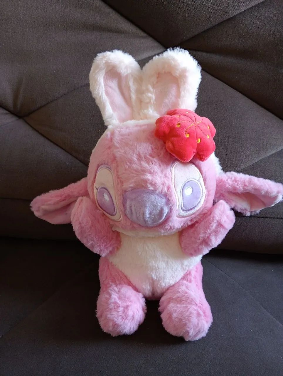 Pelúcia Stitch rosa
