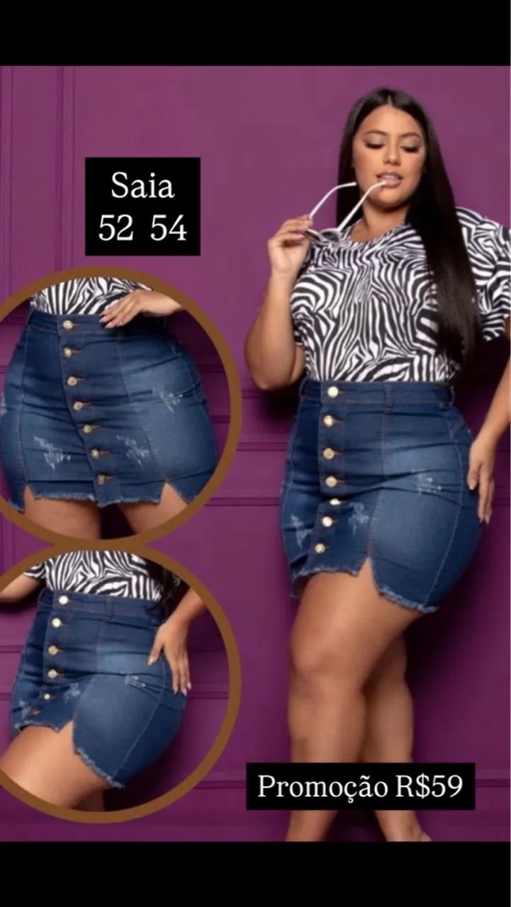 Saia e shorts Jeans - Promoção! - Foto 4
