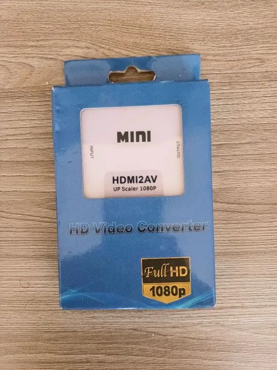 Conversor HDMI para AV Mini 1080p Full HD