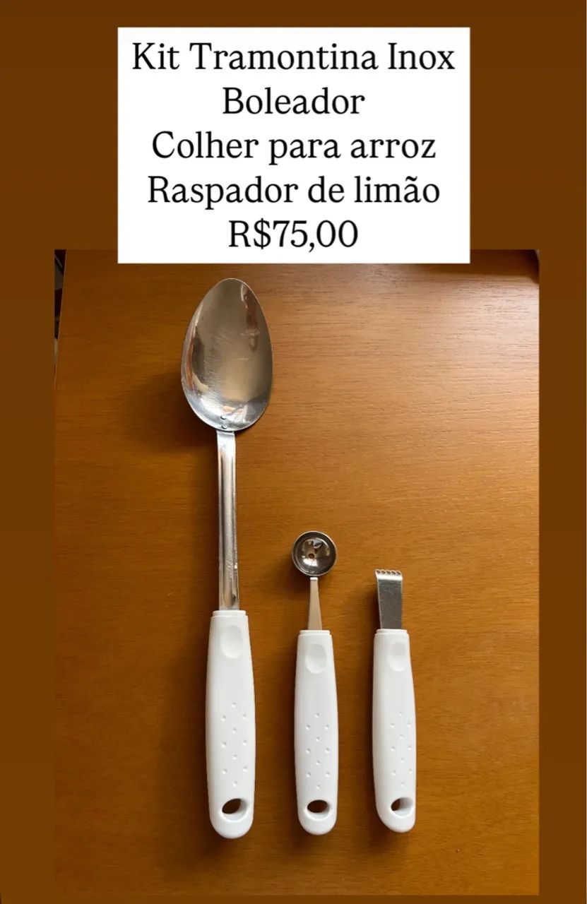 Kit Tramontina Inox Boleador