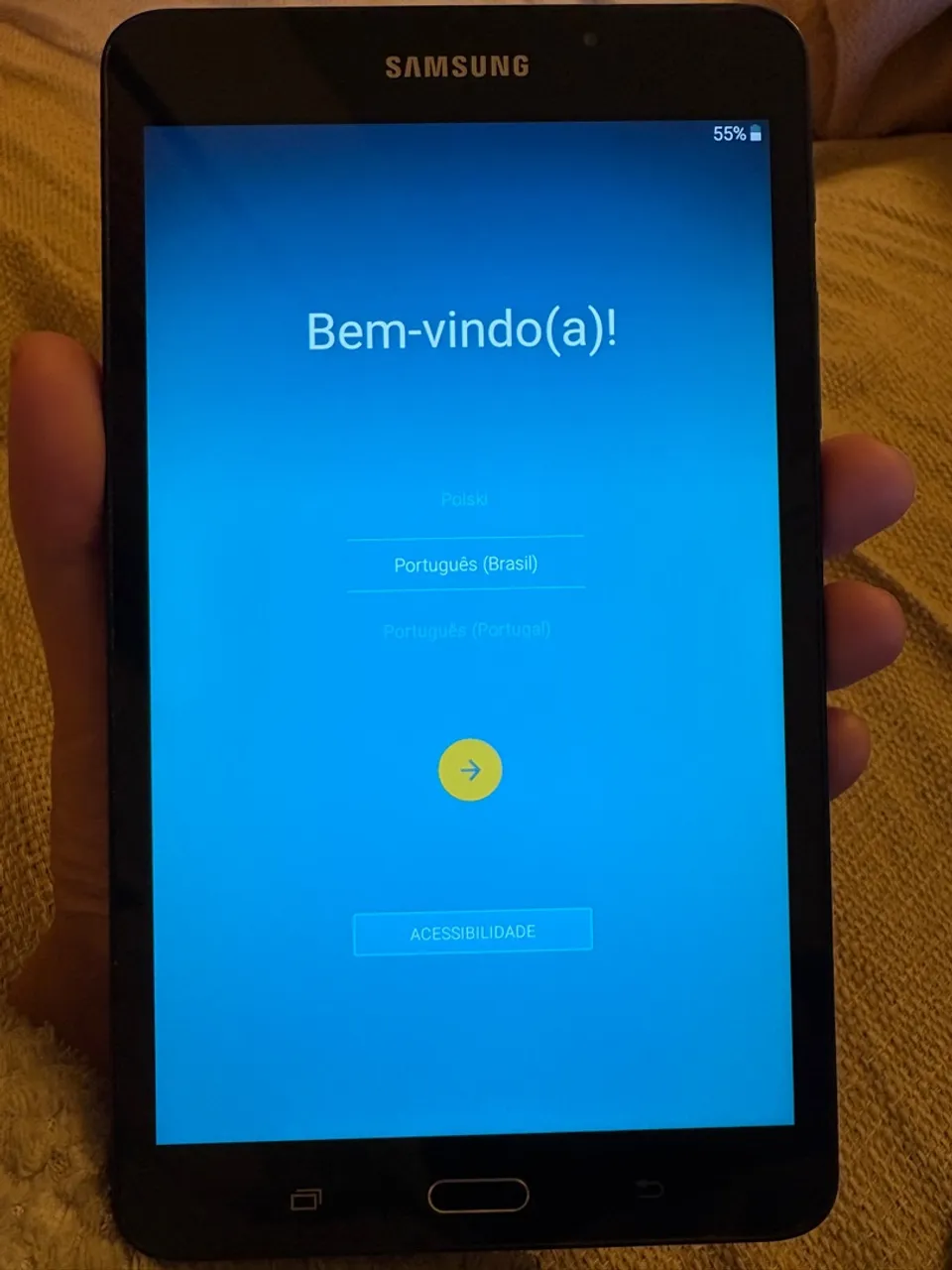 Galaxy Tab A Sm T280 com cartão de memória 