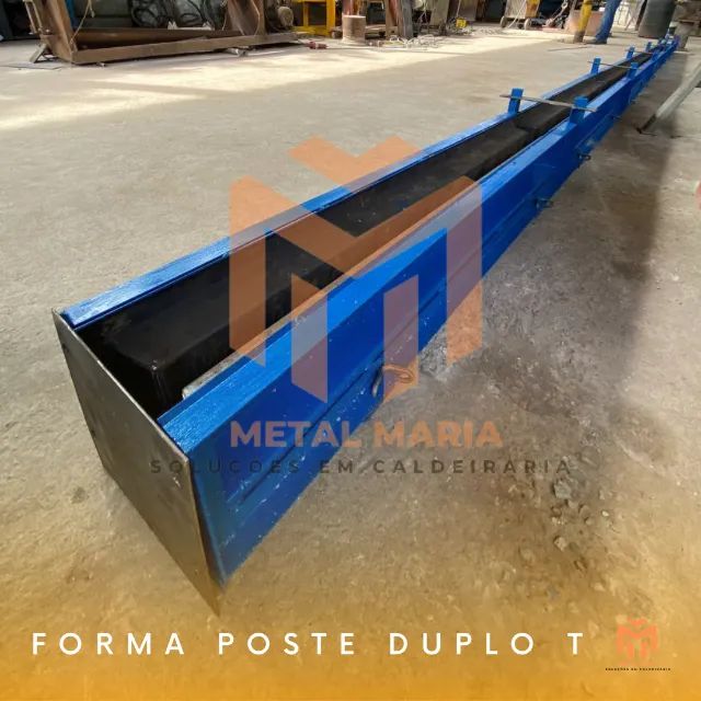 Forma metálica para poste duplo T de concreto padrão energia - Foto 2