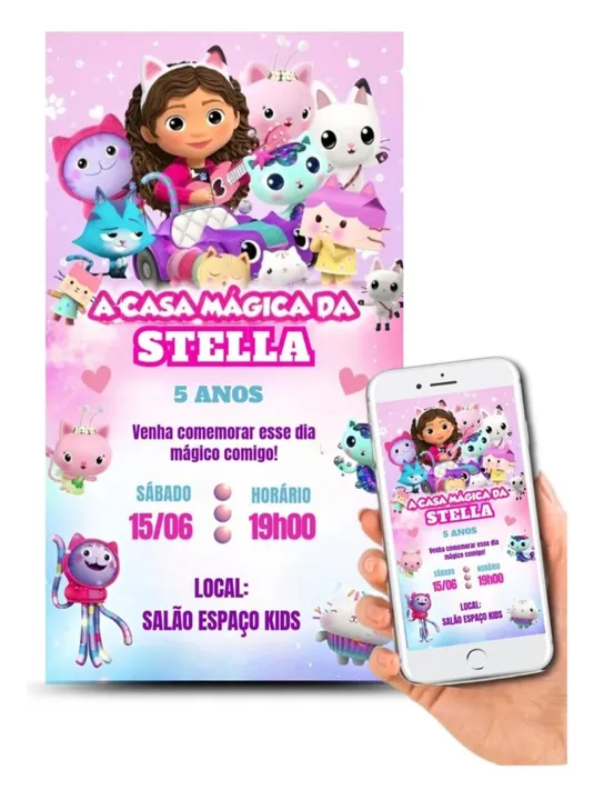 Convite digital personalizado