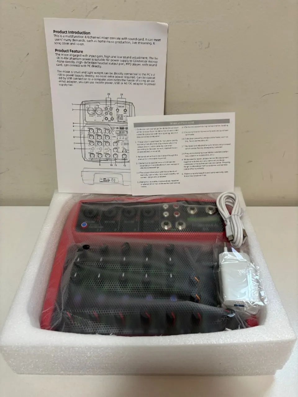 Mesa de som 6 Canais USB Bluetooth - Foto 2