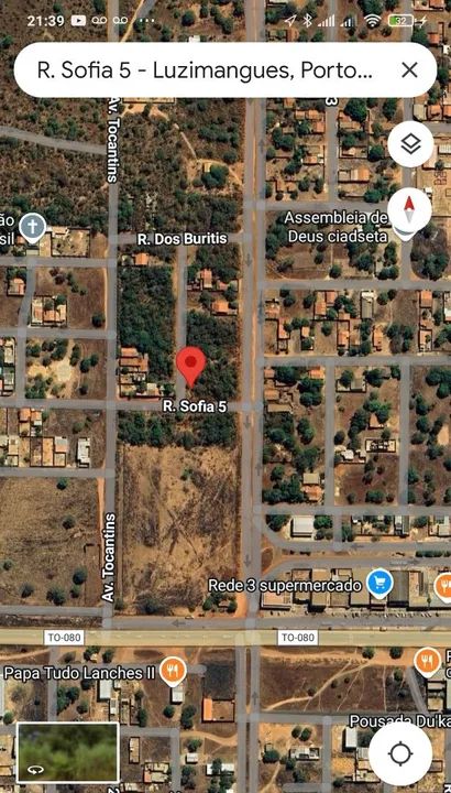 Lote de esquina, a 200mts da TO 080 e 500mts da praia de Luzimangues - Foto 2