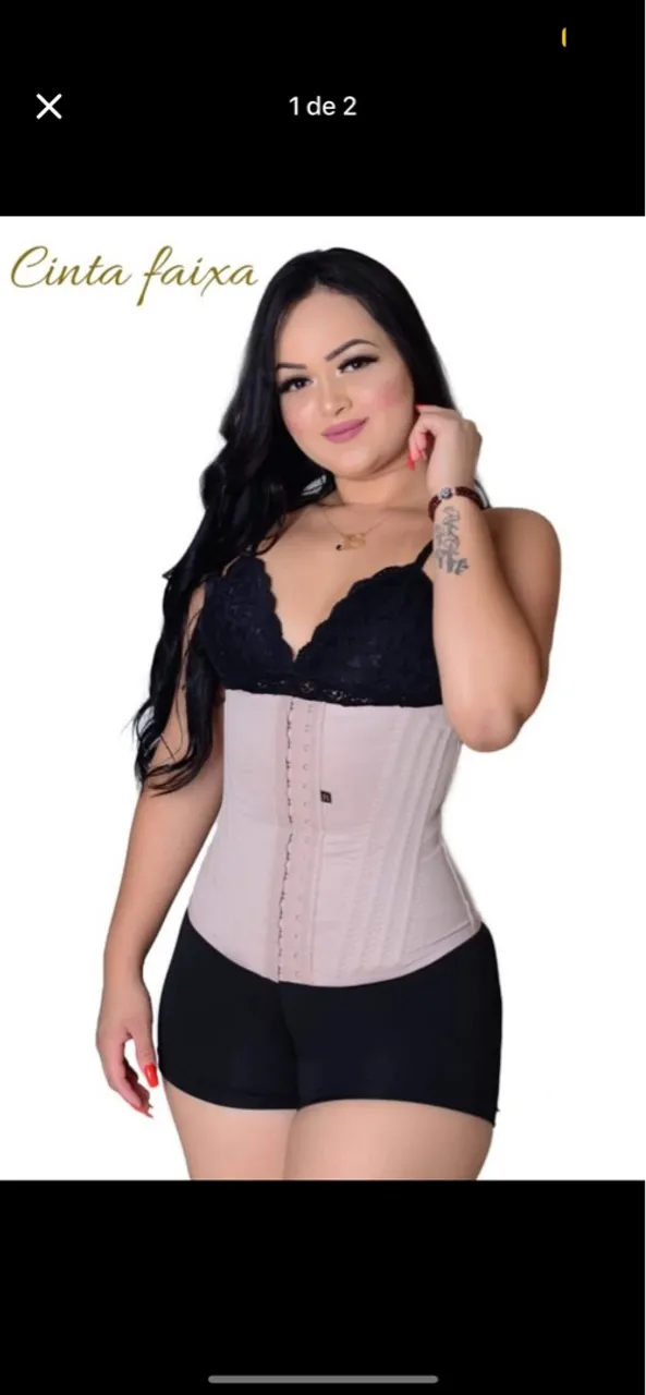Cinta modeladora faixa abdominal EGG