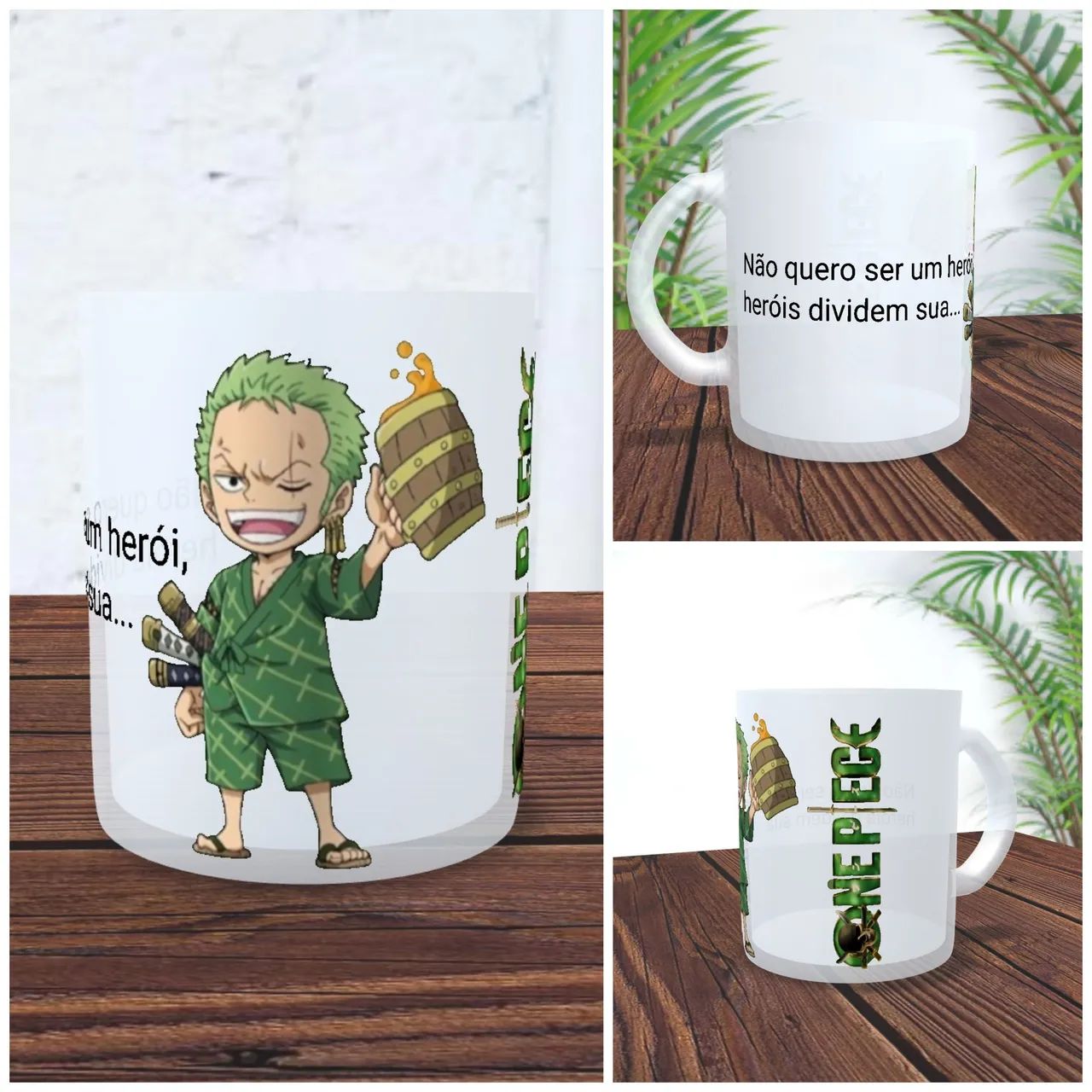 Caneca de Chopp Estampas Anime 325ml + Caixa Envios Hoje