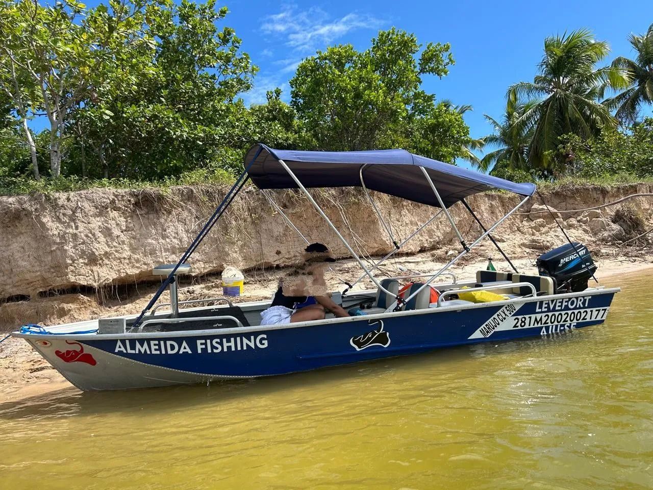 Lancha de alumínio   super nova - Foto 6