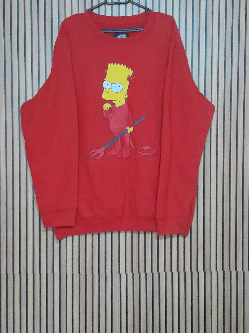 Moletom Simpsons Bart Devil Vermelha