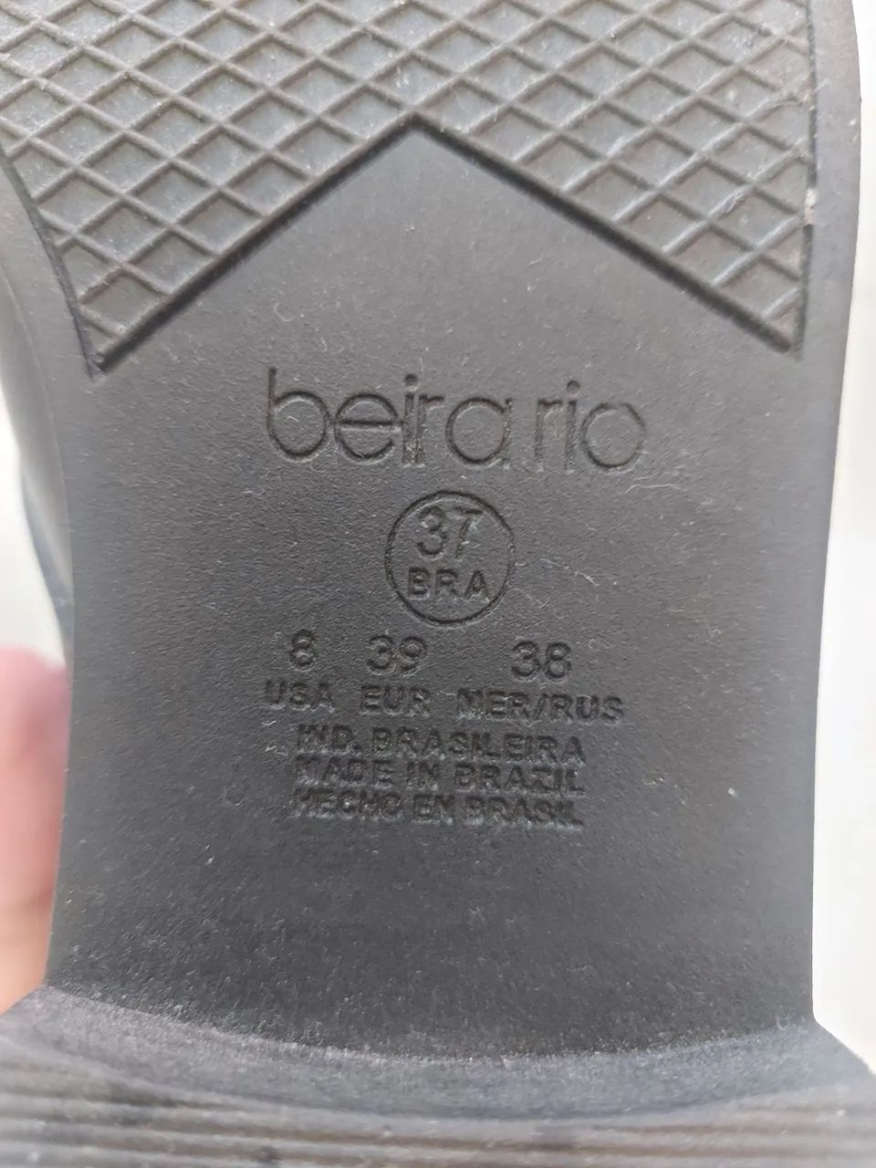 Sapato Oxford Feminino Beira Rio Preto - Foto 3
