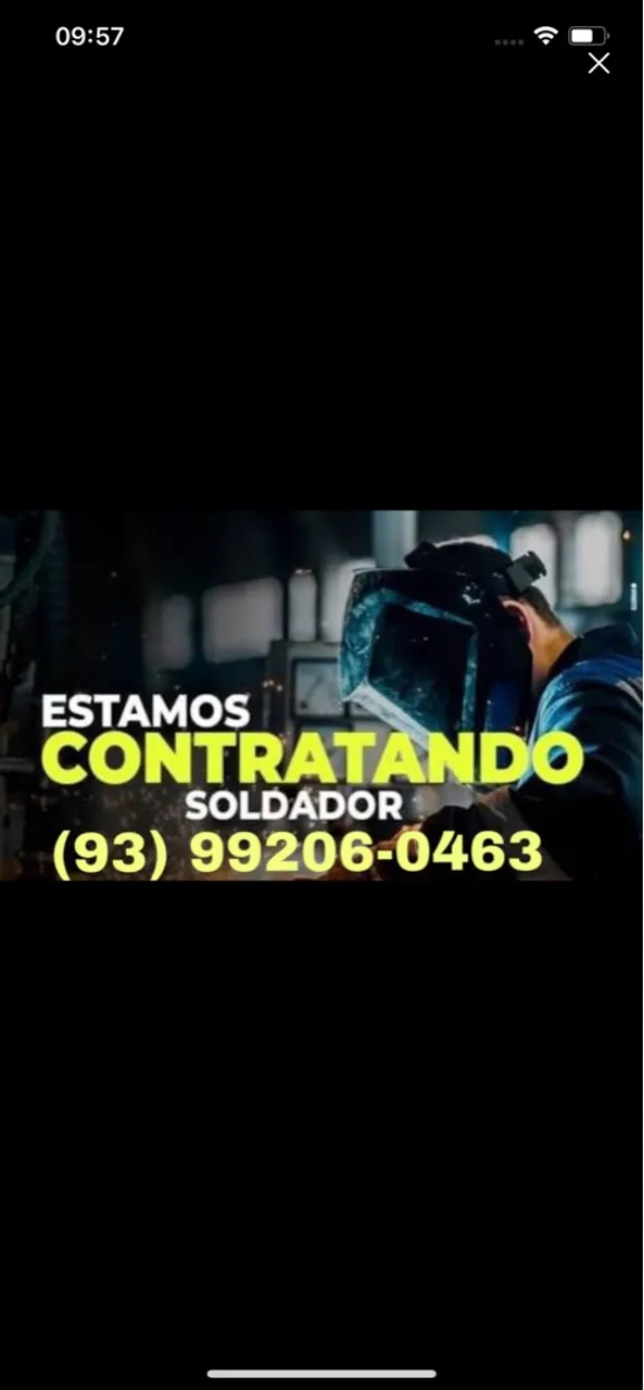 Contratando Soldador