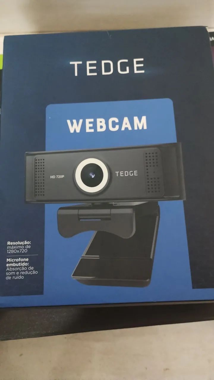 Webcam TeWebcam Tedge ML-WM720 HD 720p com Microfone - USB