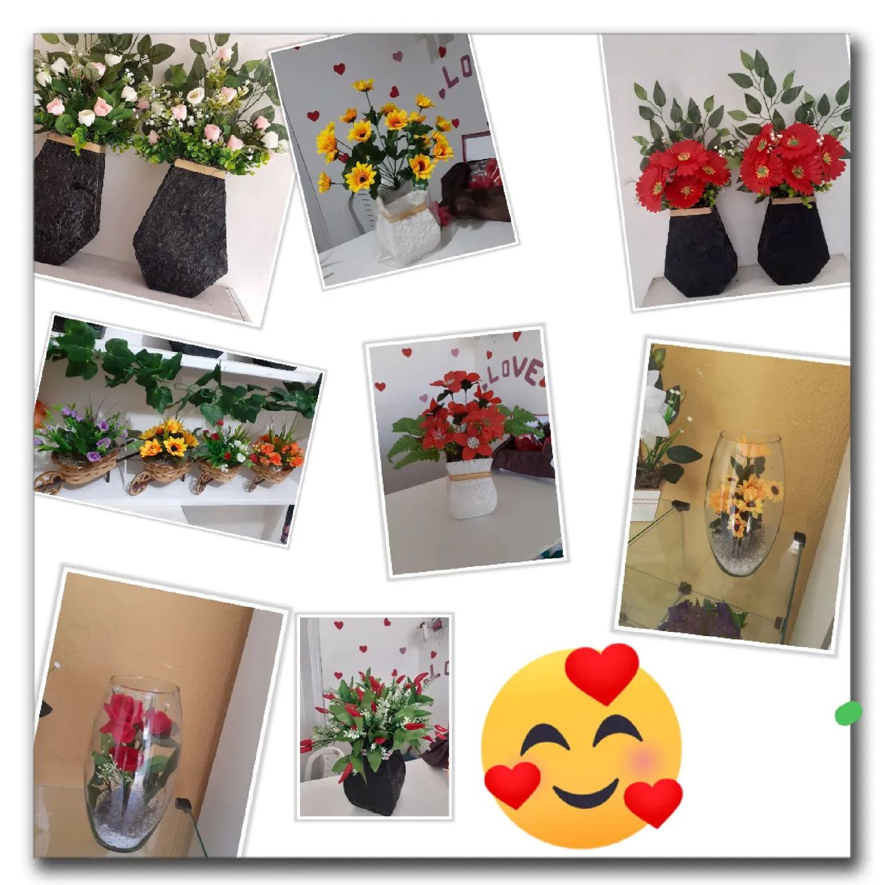 Arranjos artesanais artificiais. - Foto 2