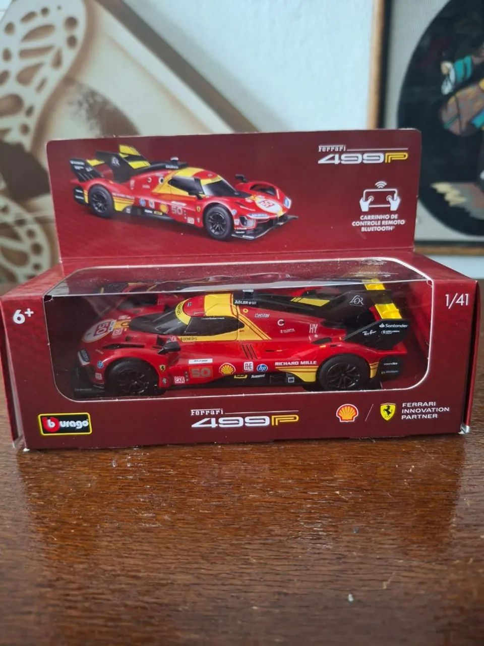 Miniatura carrinho controle remoto Ferrari - Foto 2
