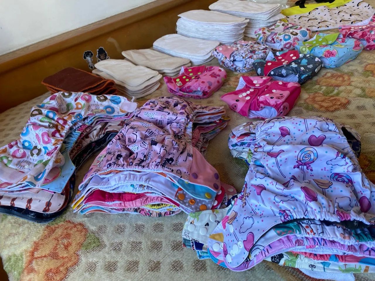 Fraldas de pano ecológicas e absorventes - Foto 4