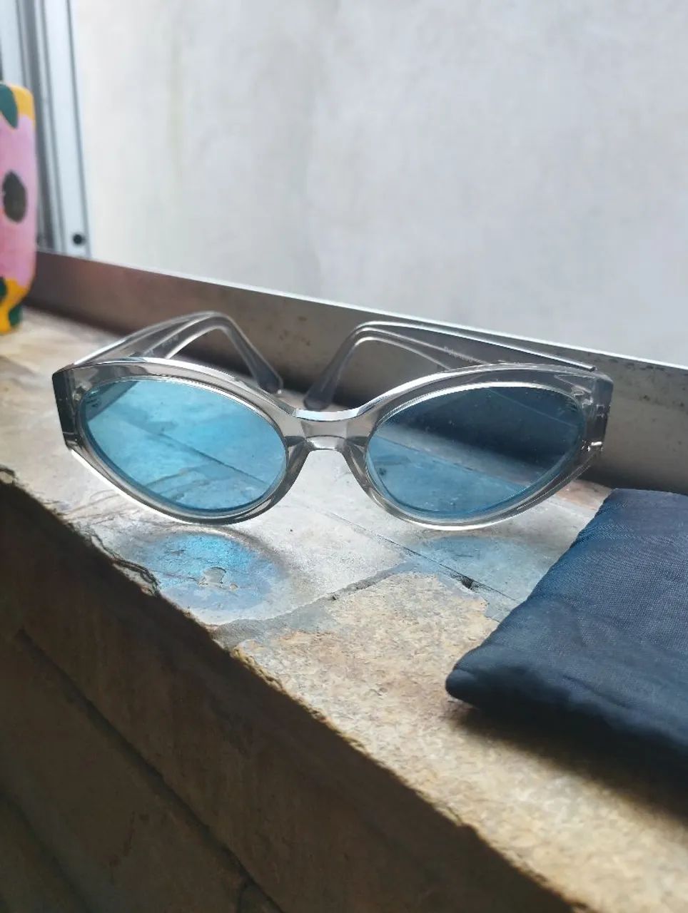Óculos de Sol Zara com Lentes Azuis - Foto 3
