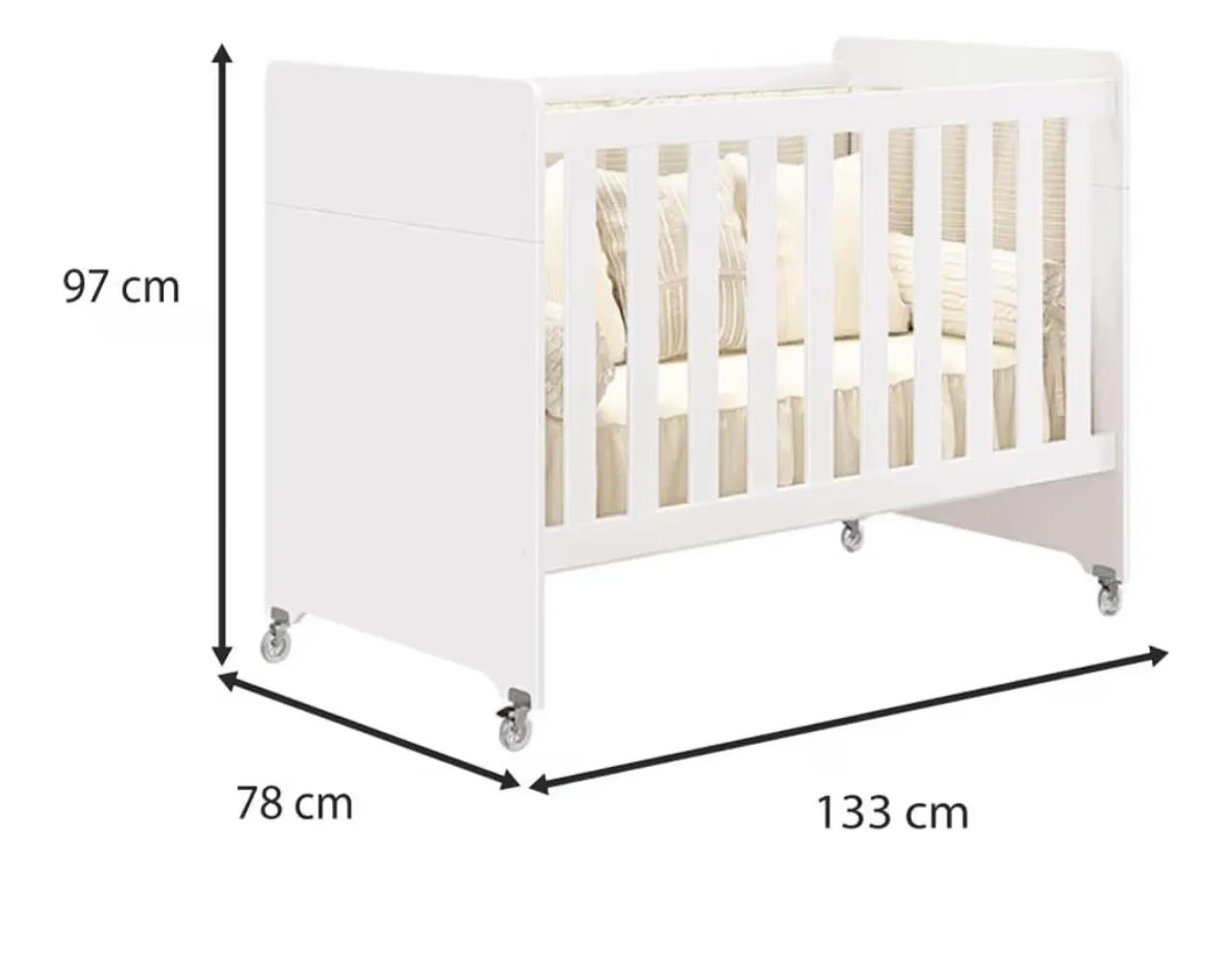 Berço 4 em 1 novo - Foto 2