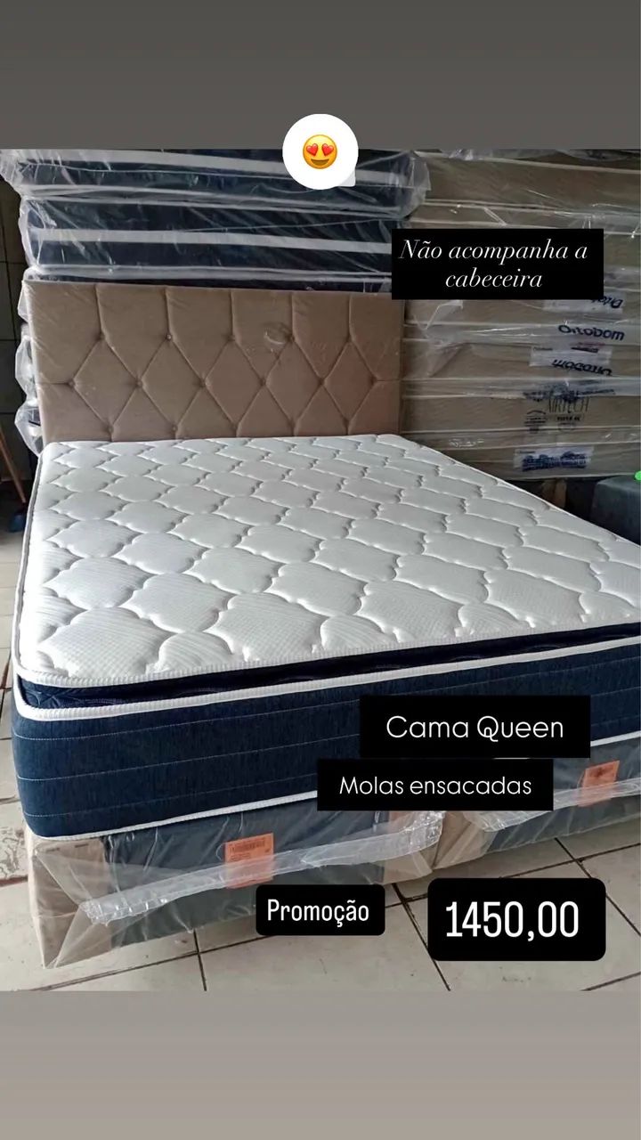 CAMA QUEEN MOLAS ENSACADAS SS 