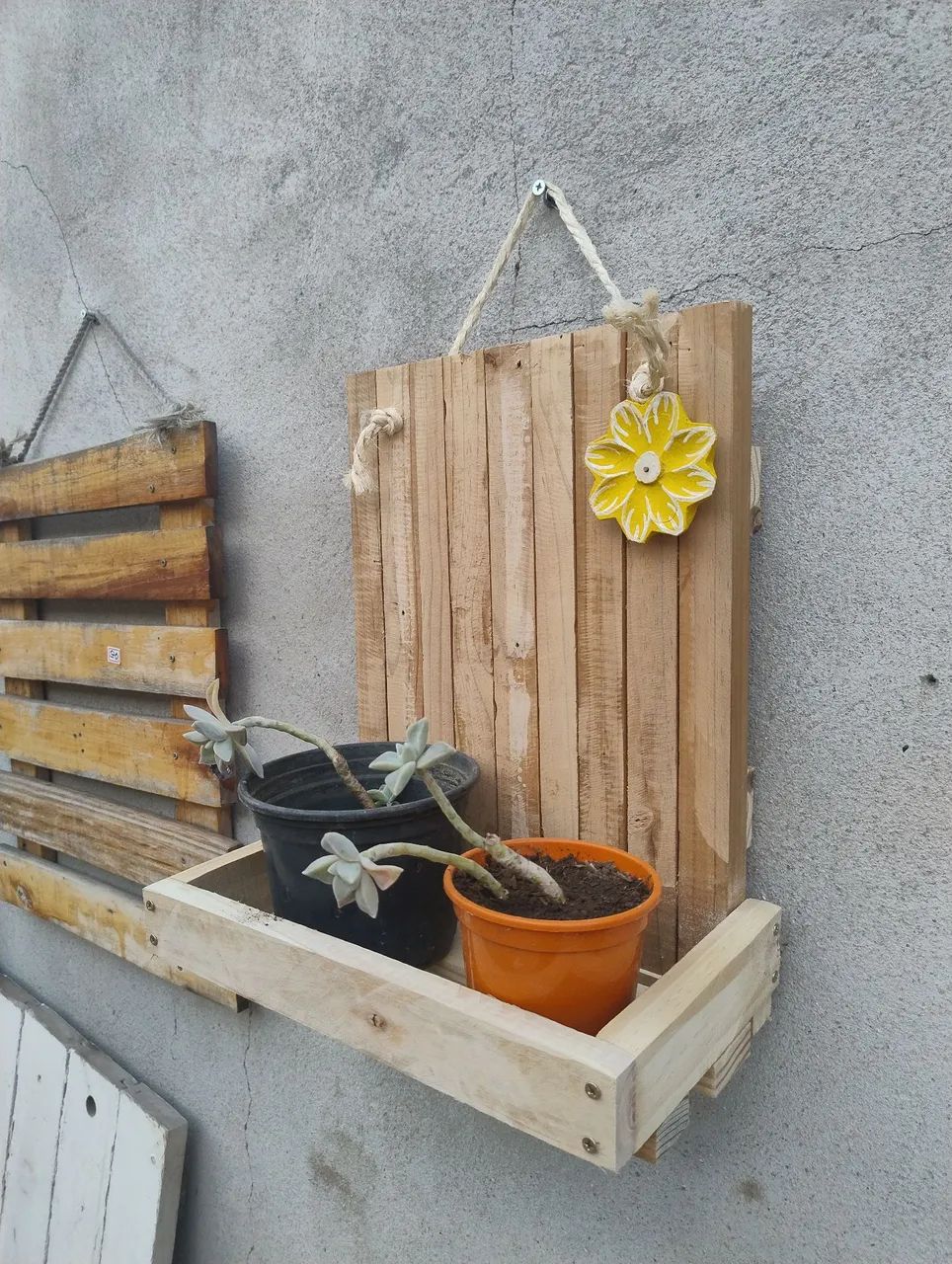 Painel de Madeira Artesanal com Planta - Foto 4
