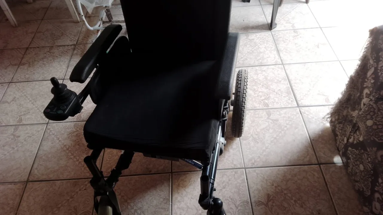 Cadeira elétrica funcionando