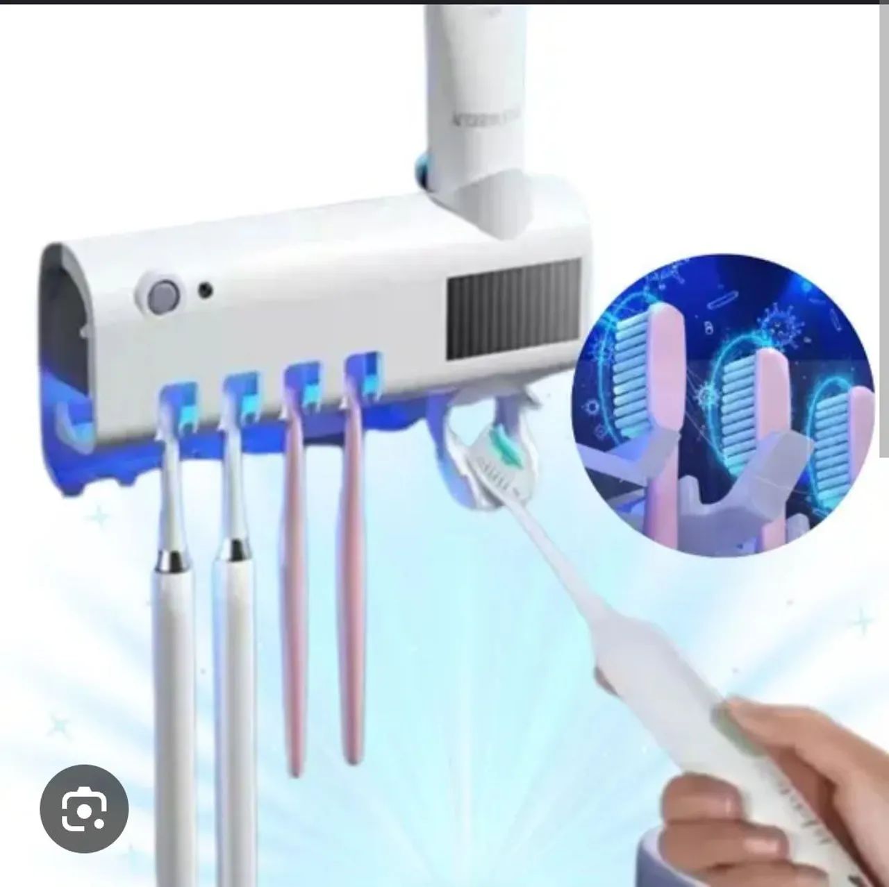 Porta Escovas de Dentes Automático com Luz UV - Foto 2