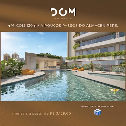 Dom Horto Florestal, 4 Quartos Sendo 2 Suítes, Em 130M² E 2 Vagas De Garagem.