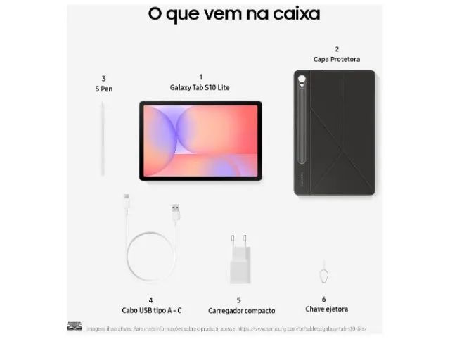 Tablet S10 Lite Memoria de 8gb e 256gb de Armazenamento Novo Lacrado 1 ano de Garantia - Foto 6