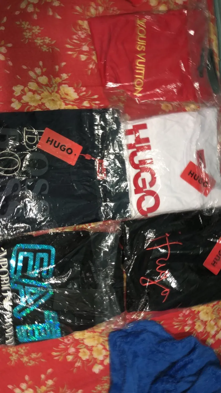 Camisetas de grife: Hugo Boss, Louis Vuitton e mais!