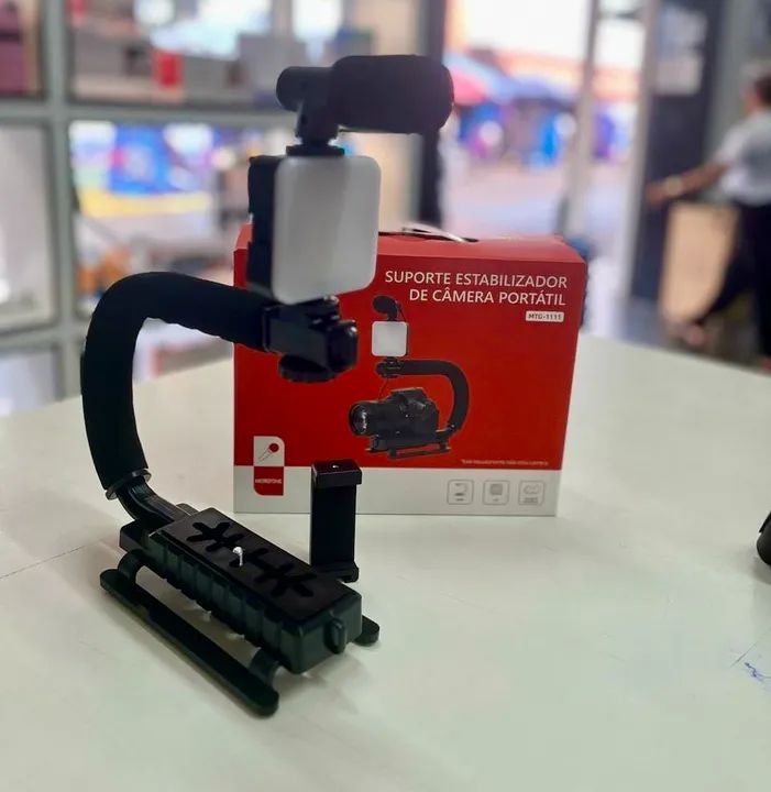 Suporte estabilizador de câmera portátil - Novos - Foto 2
