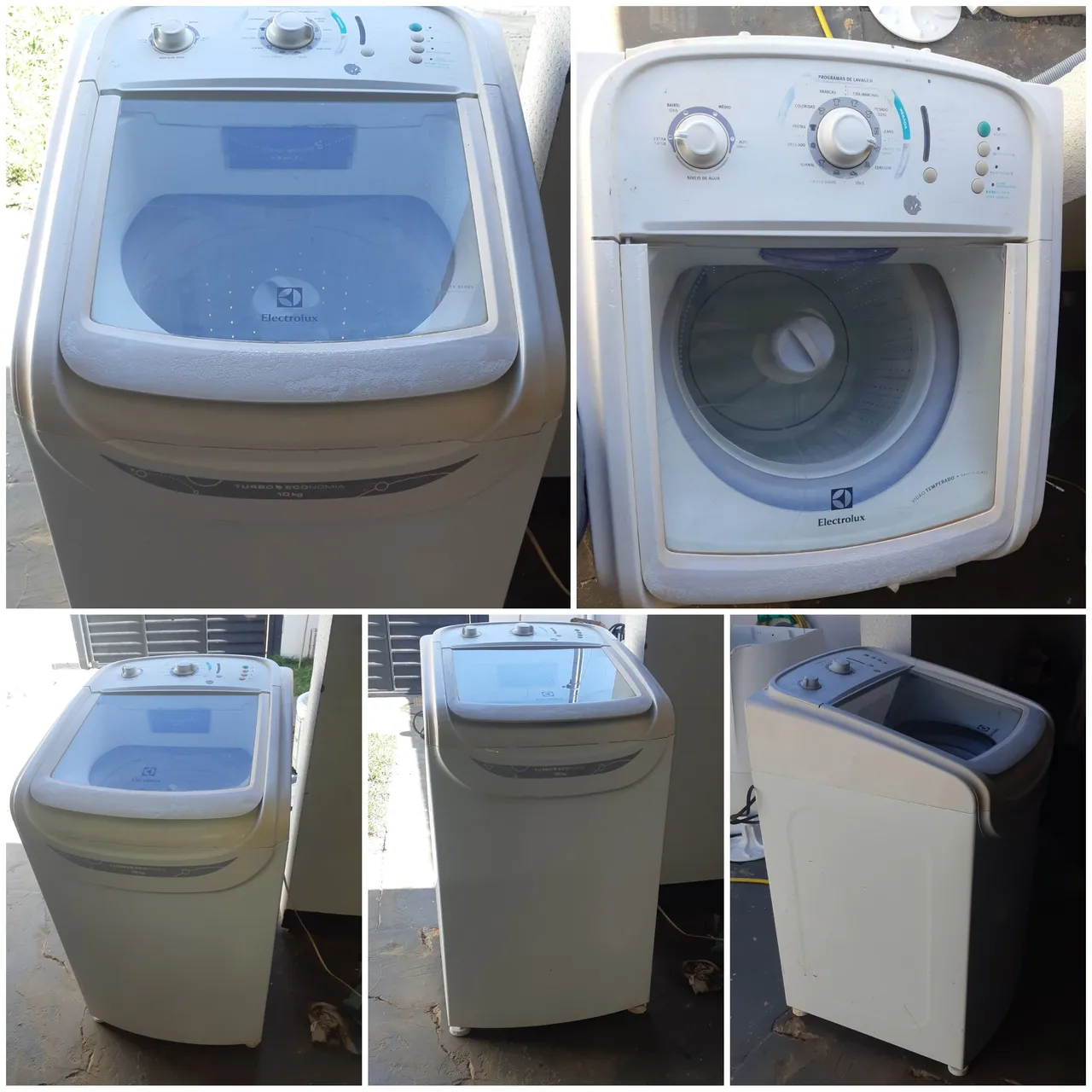 Máquina de Lavar 10Kg Electrolux Turbo Economia