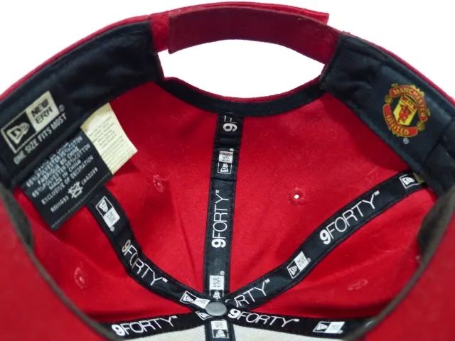 New Era x Manchester United - Boné com ajuste em velcro (Raro) - Foto 4