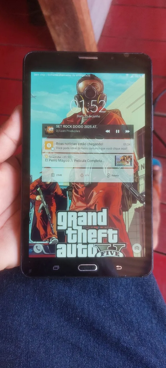 Vendo Tablet Samsung pega chip 