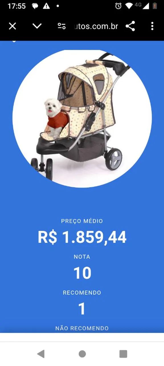 Carrinho de Passeio para Pet - Foto 2