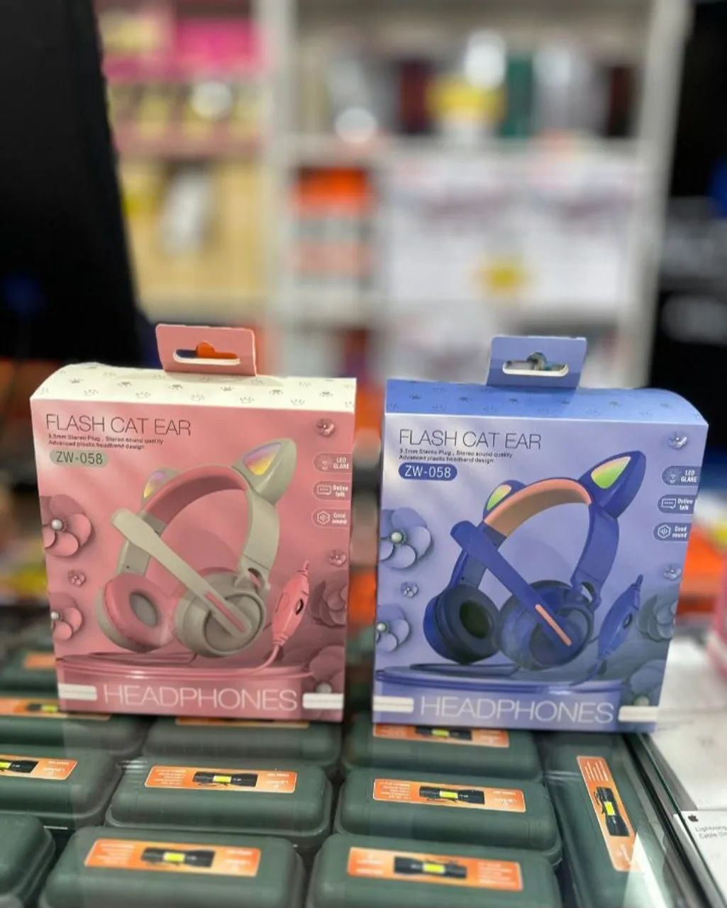 Headphone Flash Cat Ear ZW-058 - Design Moderno e Som de Qualidade - Foto 2