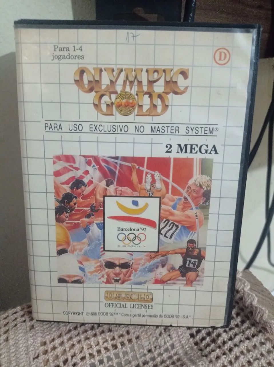 Jogo Olympic Gold original Master system 