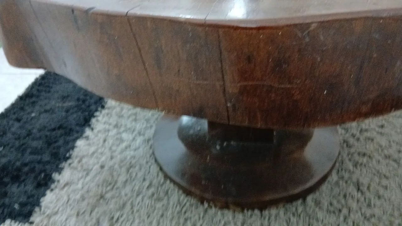 Mesa de centro rústica para sala de estar 0,80cm - Foto 5