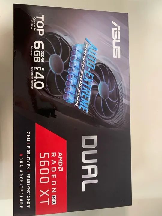 Placa de Vídeo ASUS Radeon RX 5600 XT Dual