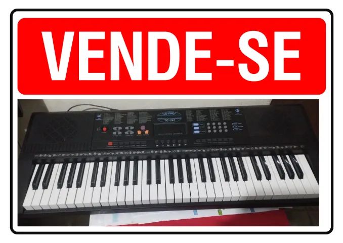 Teclado Spring Tc-261 - Instrumentos musicais - Vera Cruz