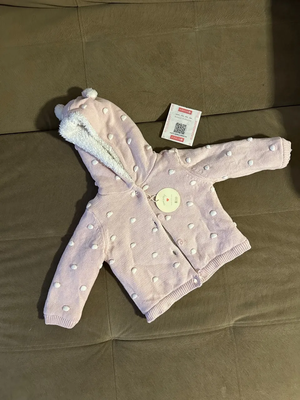 Casaco quentinho para menina de 12 meses ? Renner