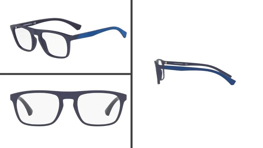 Armação para Óculos de Grau Empório Armani - EA3151 - Azul  - Original e nova
