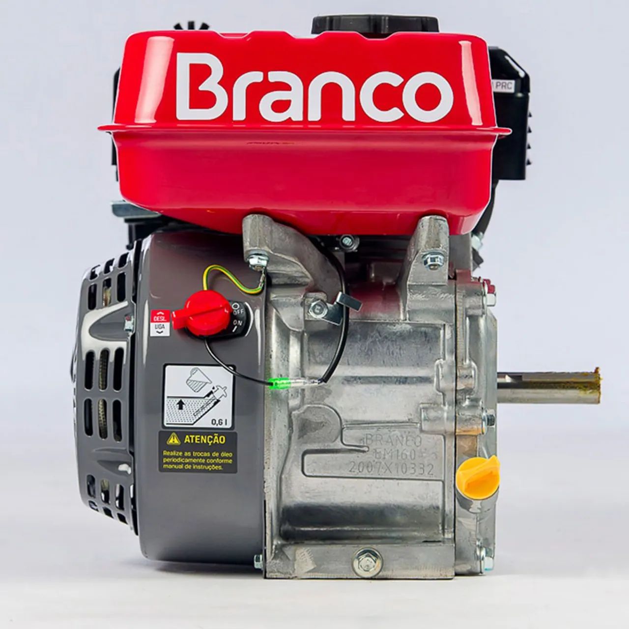 Motor a Gasolina Branco B4T-5.5H 5,5CV 4T Com Alerta de Óleo - Foto 5