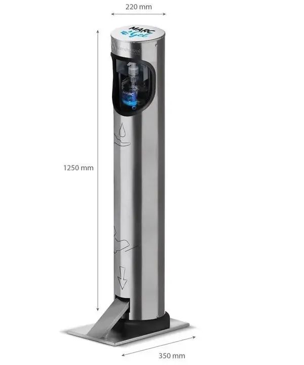 Dispenser Automático toten de Álcool em Gel MARCOgel - Foto 2