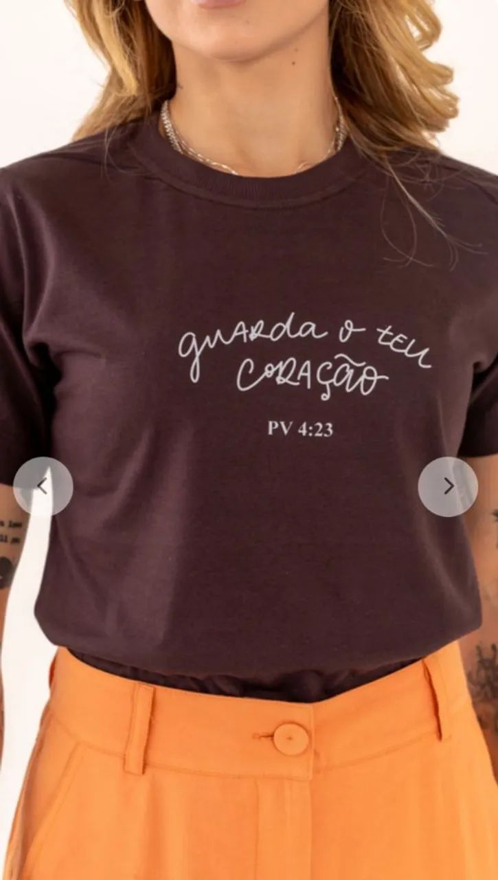 T-shirt Cristã Sob encomenda - Foto 5