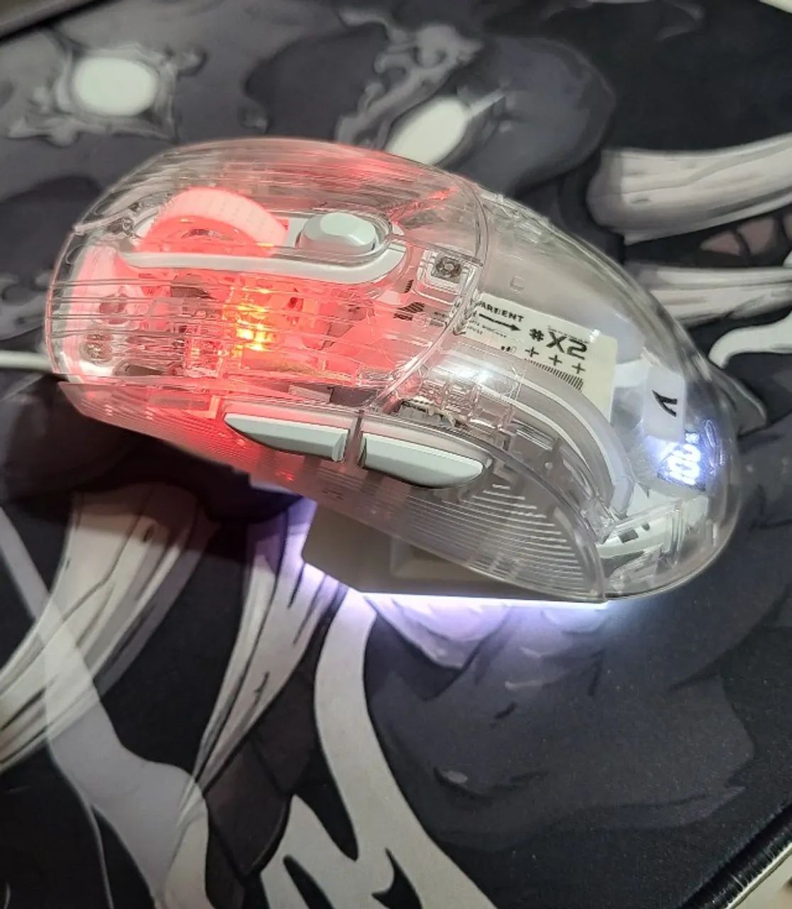 Mouse Attack Shark X2 PRO Branco - NOVO - Foto 3
