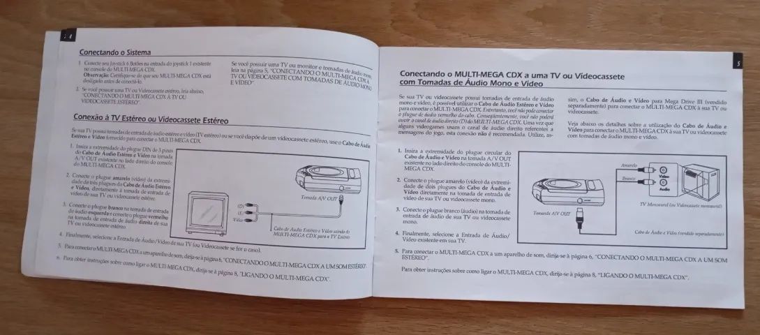 Manual Multi CDX Mega Tec Toy Original - Peças e Acessórios de