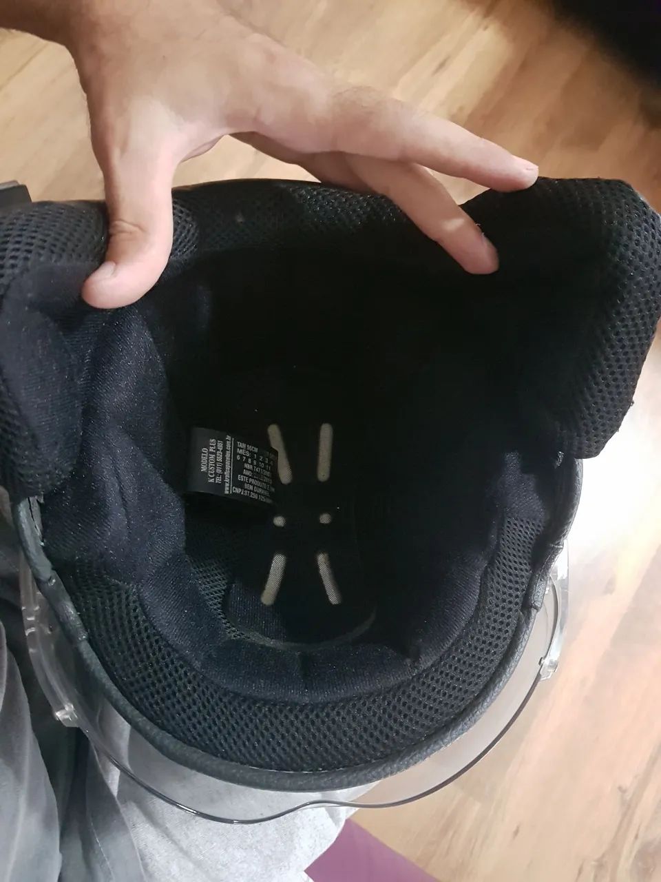 Capacete Kraft preto - Foto 5