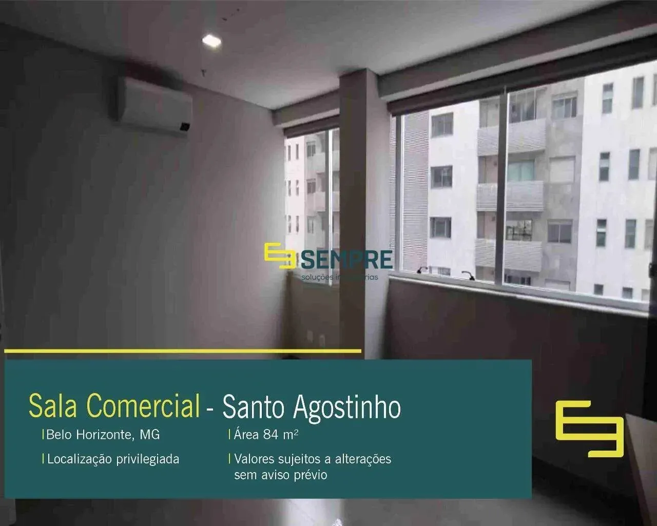 Sala para aluguel no Bairro Santo Agostinho - BH
